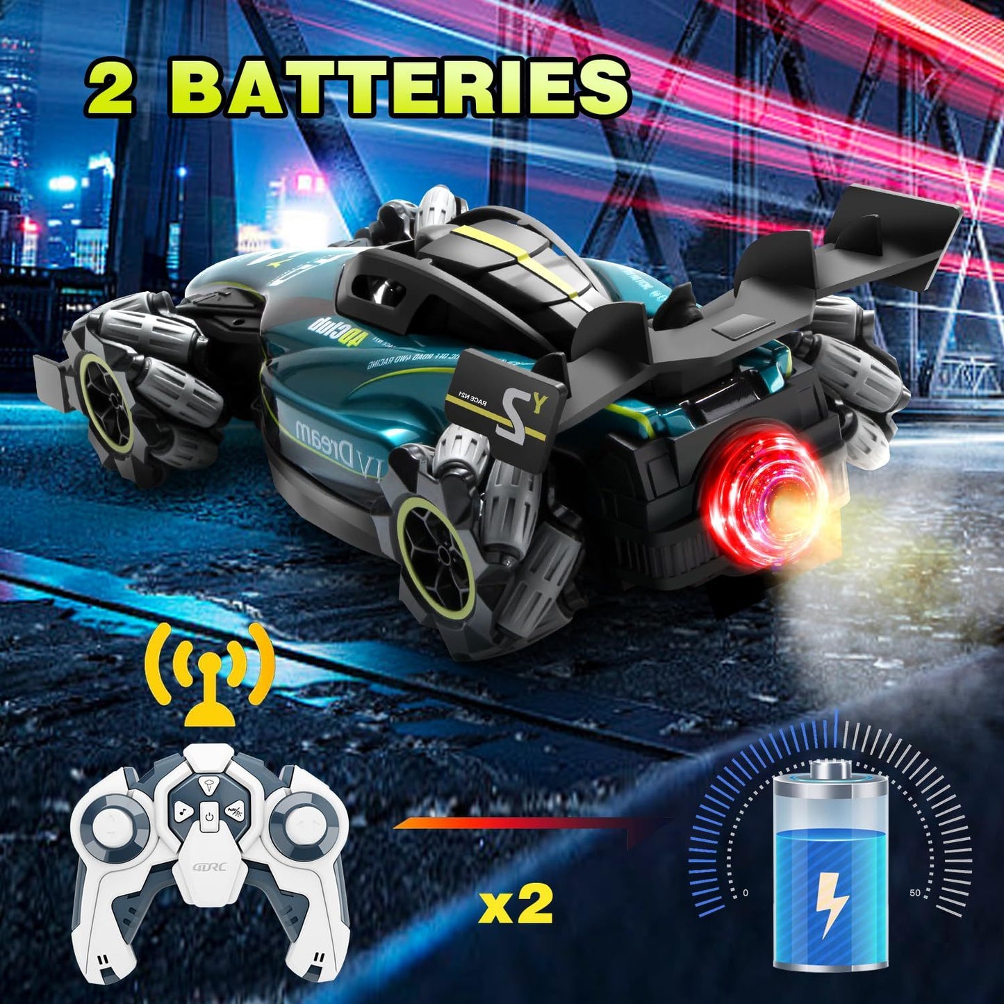 4DRC 1.12  Electric Super CAR RC Racing Remote Control Vehicle Toy Christmass Gift,Logistics Is Randomly Sent By UPS,USPS