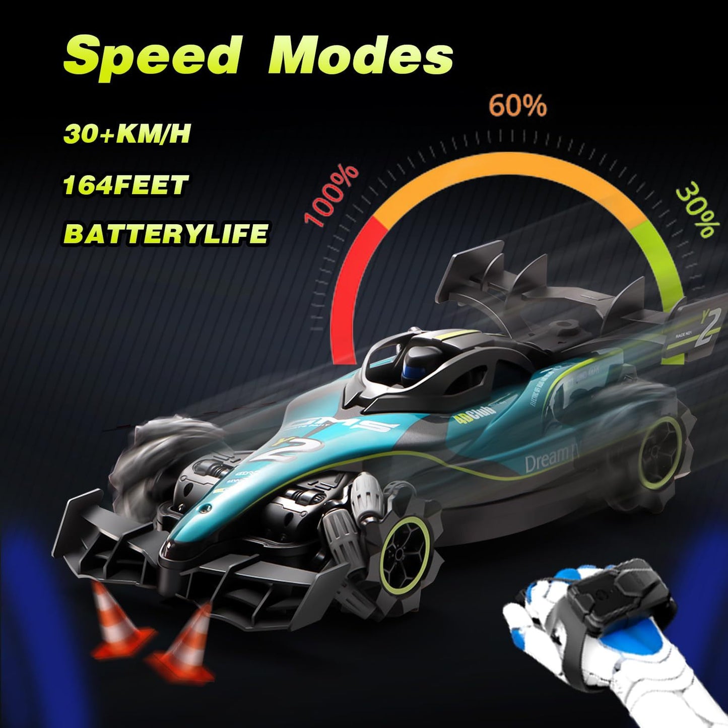 4DRC 1.12  Electric Super CAR RC Racing Remote Control Vehicle Toy Christmass Gift,Logistics Is Randomly Sent By UPS,USPS