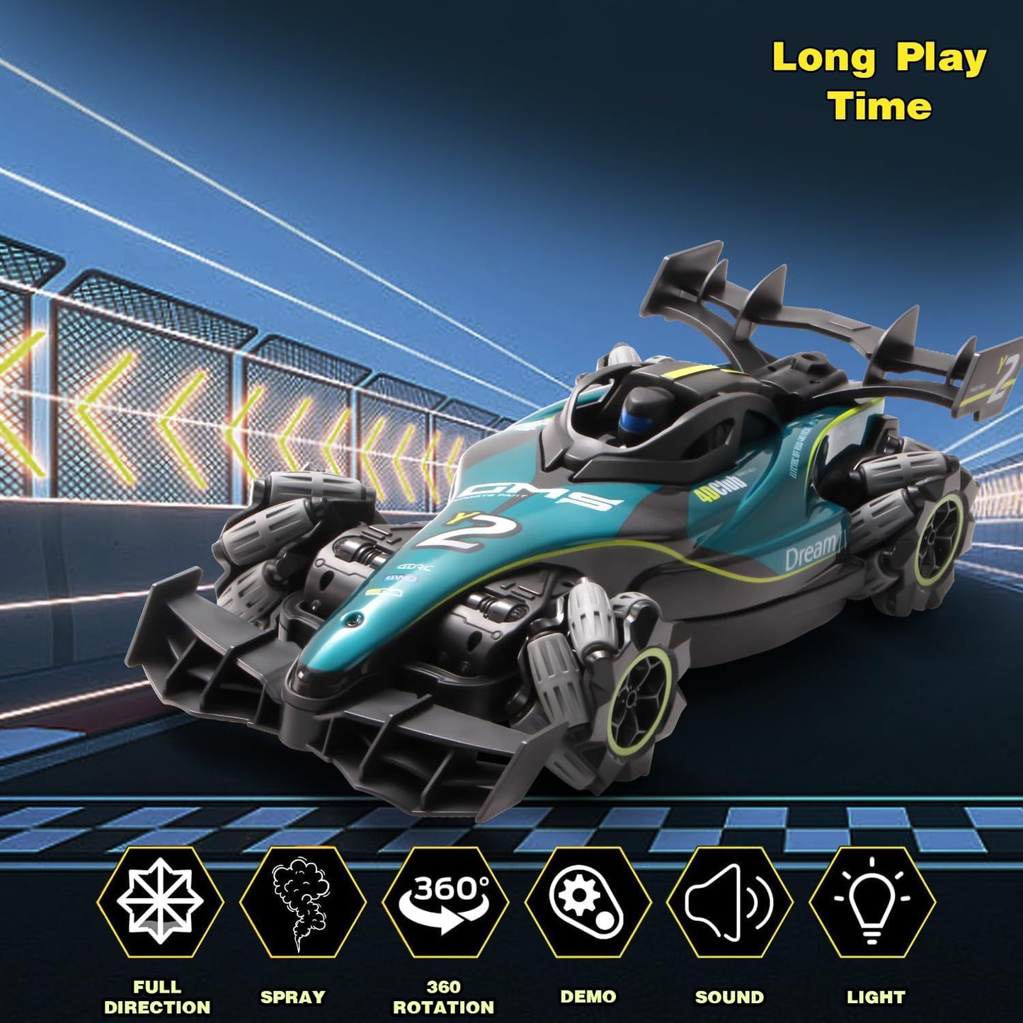 4DRC 1.12  Electric Super CAR RC Racing Remote Control Vehicle Toy Christmass Gift,Logistics Is Randomly Sent By UPS,USPS
